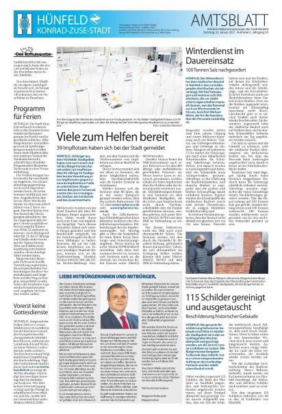 Amtsblatt vom 23. Januar 2021